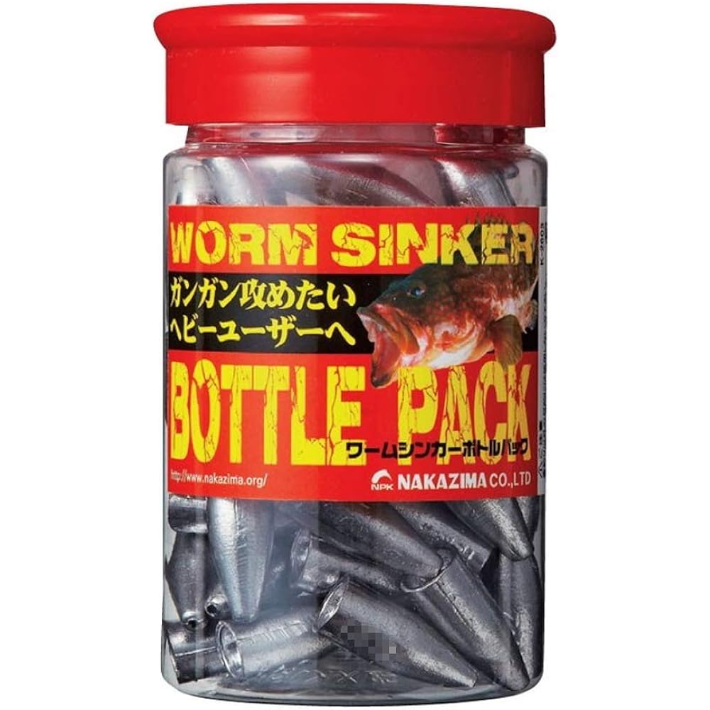 [NAKAZIMA/NAKAZIMA] Worm sinker bottle pack sinker weight weight