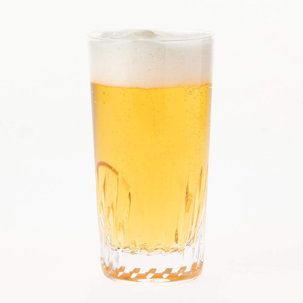Toyo Sasaki Glass Tumbler 305ml Knack Feather HS 10 Unbreakable Made in Japan Dishwasher Safe T-21102HS-2 Pack of 6