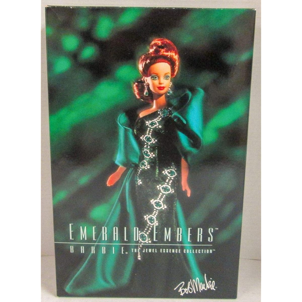 Barbie Emerald Embers The Jewel Essence Collection Doll by Bob Mackie Imported 15521
