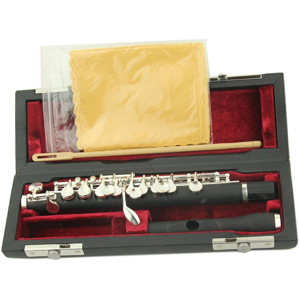 Gazechimp Piccolo Flute with Cleaning Cloth - Gift for Beginners