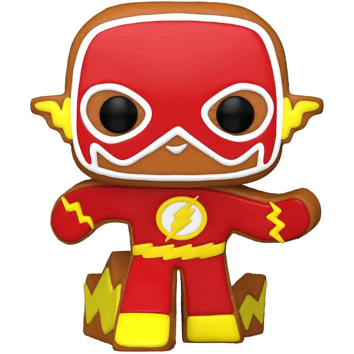 POP DC Holiday - Gingerbread The Flash Funko Pop! Vinyl Figure (Includes Compatible Pop Box Protector Case), Multicolor, 3.75"