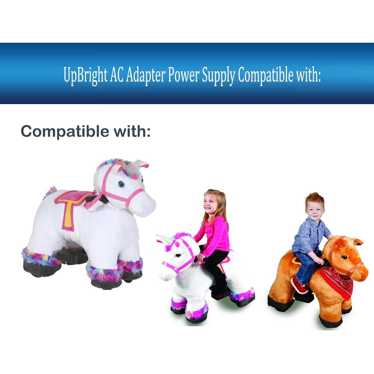 UpBright 6V AC/DC Adapter 8804-01 Dynacraft Unicorn Stable Buddies Willow Horse Car Hello Kitty Sport 8804-81 Ride-On 8803-15 8803 26 92 8801-93 8804-10 8802 08 8804-09 Battery Charger Charger