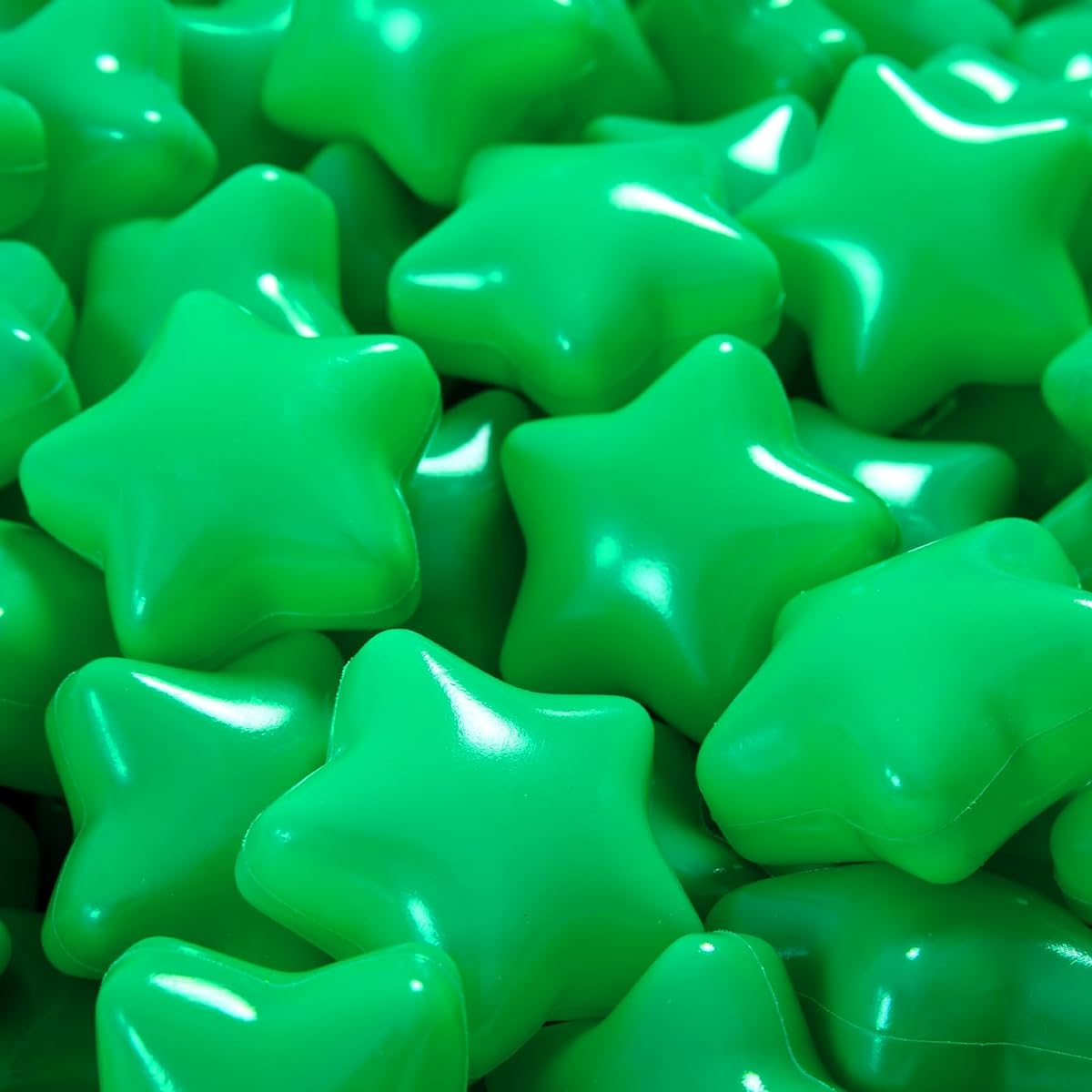 STARBOLO Star Ball Pit Balls for Ball Pits, 100pcs Plastic Balls, Phthalate Free, BPA Free, Non-Toxic, Crush Resistant, Play Balls, Play Tent, Pool, Playhouse, Play Circle, Party Decorations