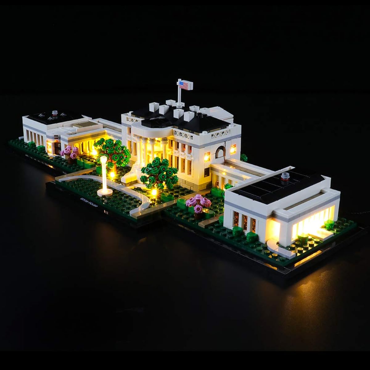 BRIKSMAX LED Light Kit for The White House - Compatible with Lego 21054 (LEGO Set Not Included)