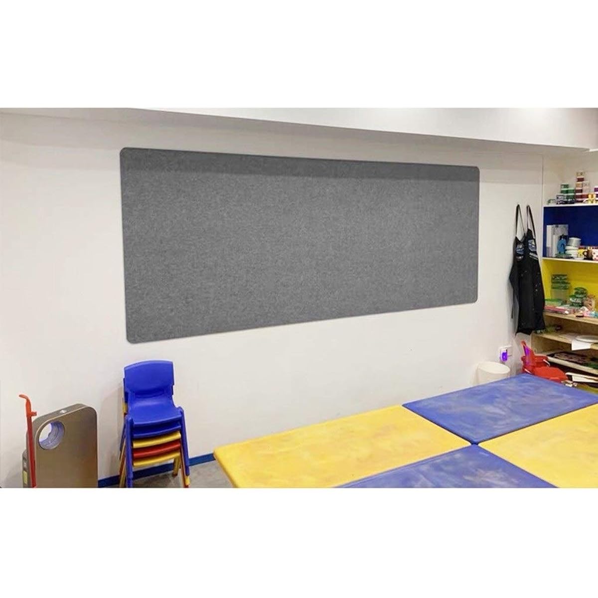 Anti-noise Conference Room Soundproof Wall Stickers, Multi-Color Soft Acoustic Panels Non-Fade Non-Deformable Felt Board Household Goods (#4 240*120CM*9MM) (#5 240*120CM*