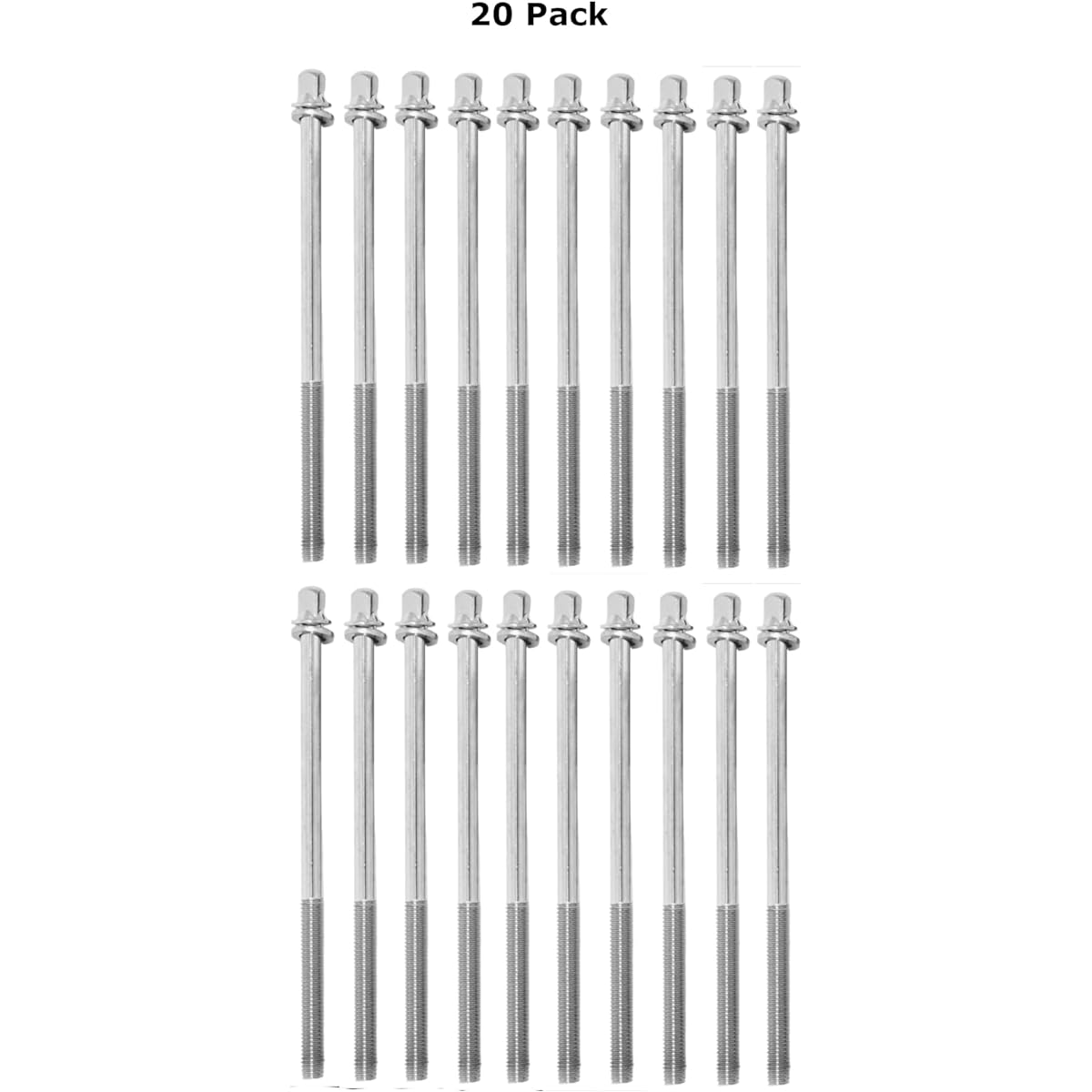 Bass drum tension rod (20 pieces, 4 1/3 inch)