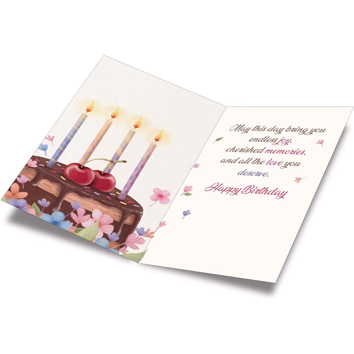 Prime Greetings Sister in Law Birthday Cards Made in the USA on Eco-Friendly Heavyweight Card Stock with Premium Envelopes 5" x 7.75" in Protective Mailers