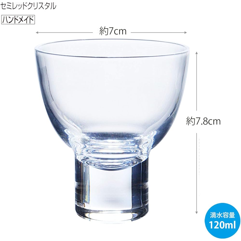 Toyo Sasaki Glass Sake Glass 120ml Made in Japan 10304 Set of 6