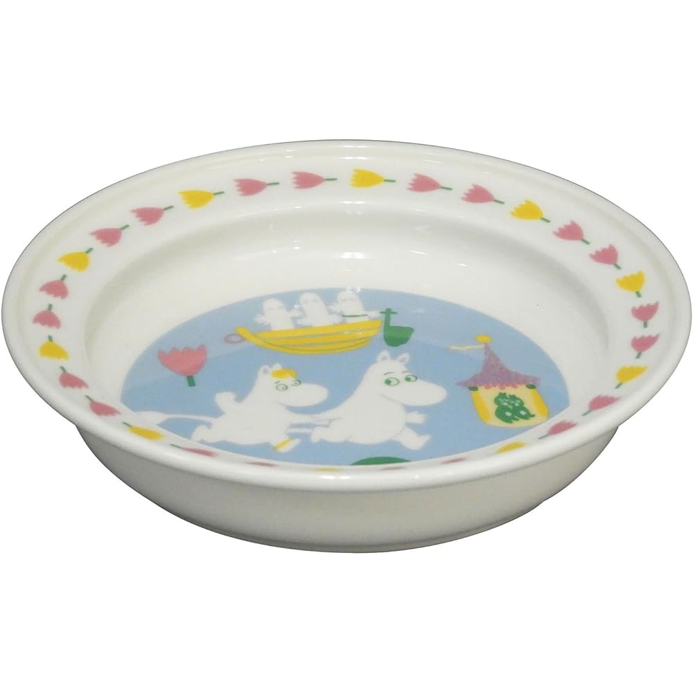 Yamaka Shoten MOOMIN "Baby Kids" Tableware Set 6 Pieces Baby Children's Tableware (Gift Box) Microwave Dishwasher Safe Moomin Goods Scandinavian Mother's Day Present Tableware Gift Wedding Gift Made in Japan MM1200-115