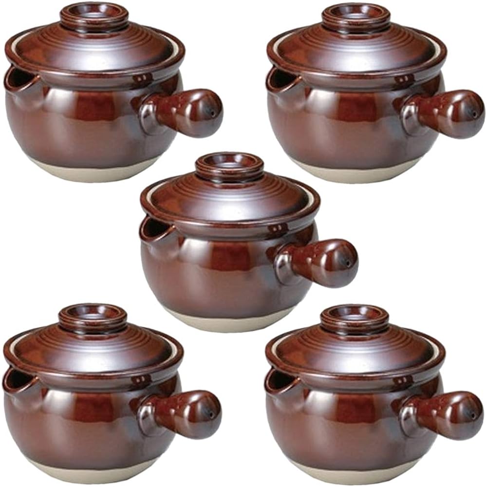 Set of 10 Medicinal Earthen Bottles, Yukihira, Ame Yukihira No. 12 [18.5 x 16.7cm, 2000cc] Open Fire [Restaurant, Inn, Japanese Tableware, Restaurant, Commercial Use, Tableware]
