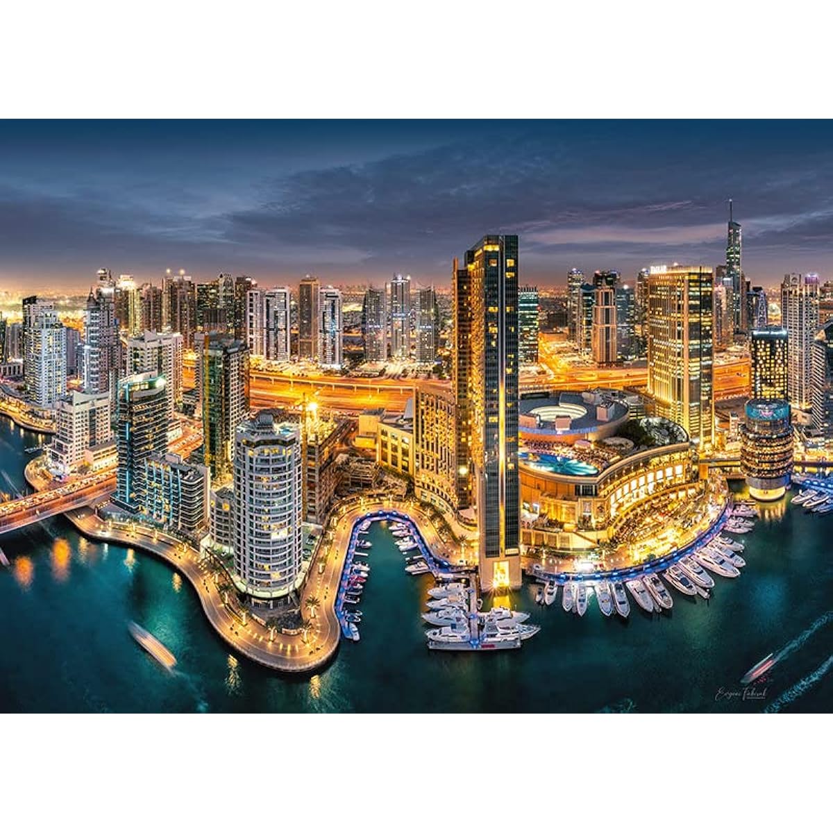 1000 piece puzzle: Dubai Marina