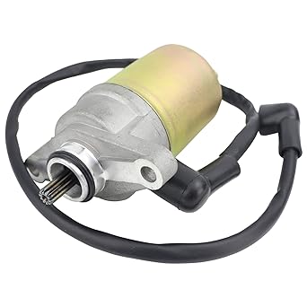 STABSOLI Starter Motor & Drive & Solenoid Relay GY6 47cc 49cc 50cc Scooter Moped ATV Go Kart Taotao SUNL ROKETA Tank JCL