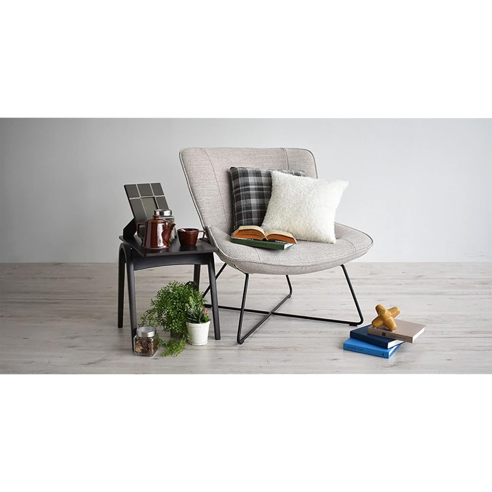 Akita Woodworking Side Table Width 40 x Depth 53 x Height 45cm WO Natural Wood Made in Japan NO.T-202 Oak WO