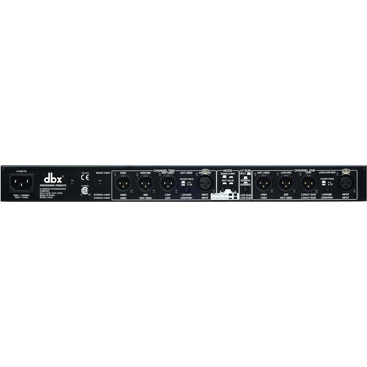 [Domestic regular product] dbx Stereo 3Way/Monaural 4Way Crossover 234XS