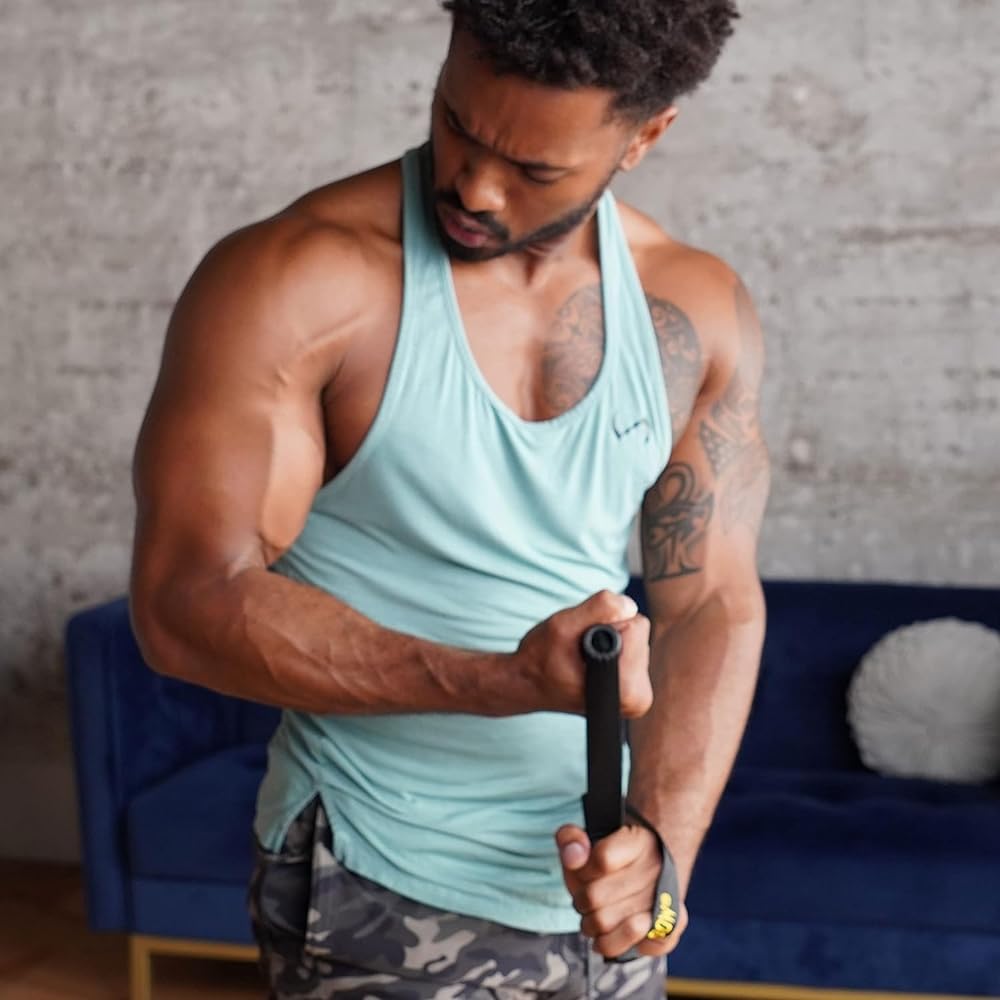 Tōgyū-shi Iso-Bow Pro - Bullfighter Pair: Isometric exercise equipment. Portable Home Fitness Training Strap to Improve Strength and Flexibility, Travel Stretching Tool for Yoga and Pilates (Doesn't Stretch)