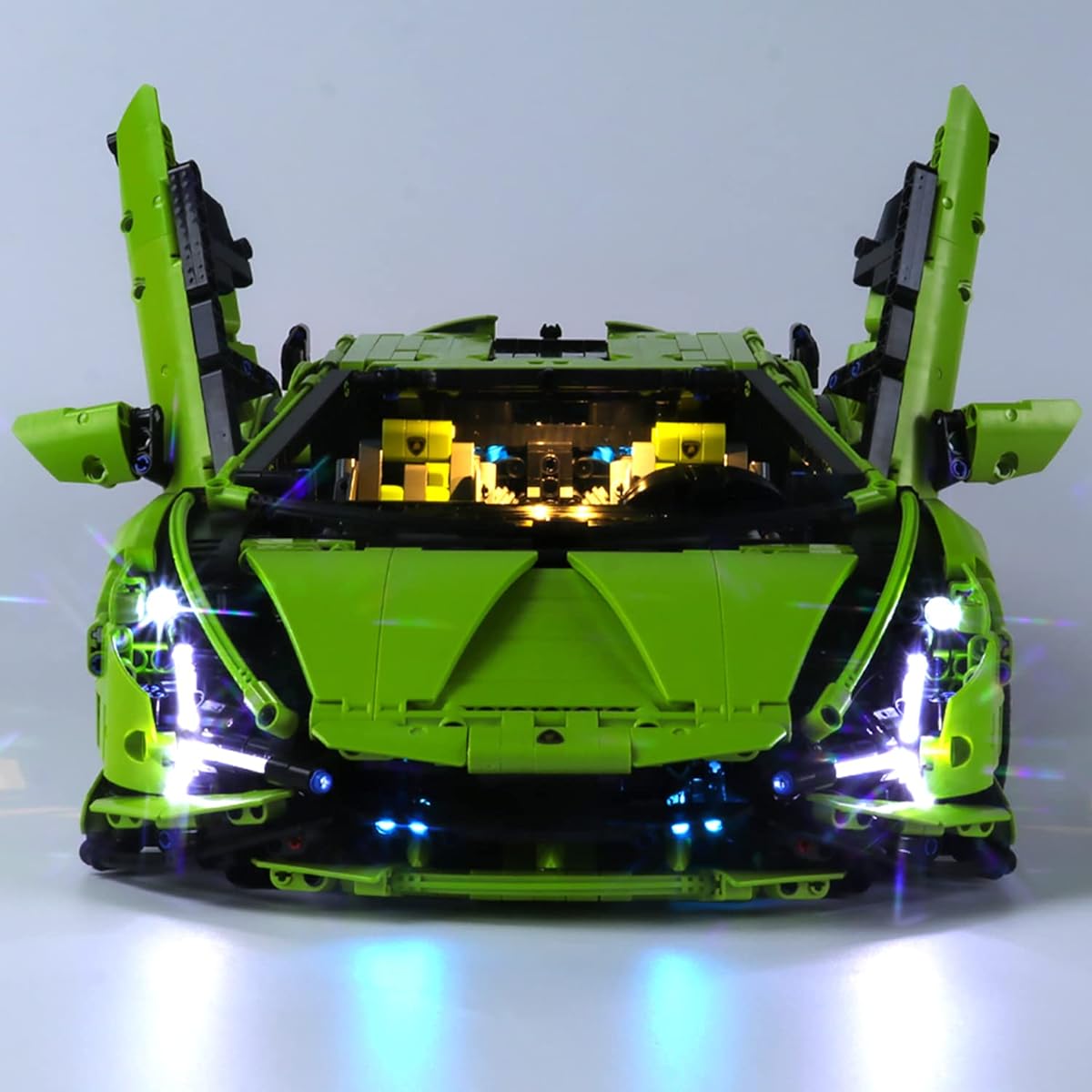 LED Lighting Kit. LEDs for LEGO Cyan FKP37 42115, Great Visuals! (No Bricks, Just LEDs)