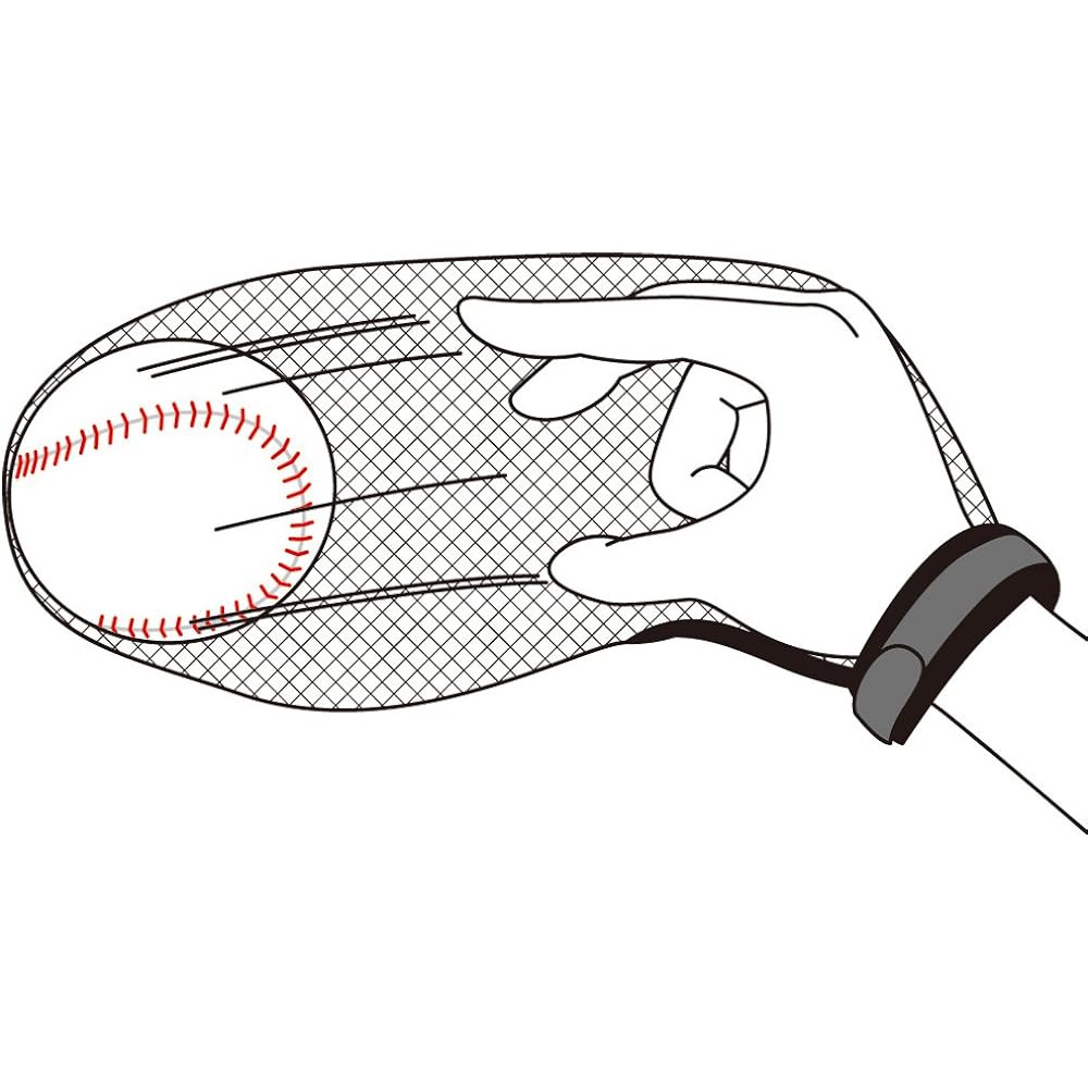 UNIX Baseball Practice Equipment Throwing Pitch Net for General Adults (Hard Ball Included) SPG-1063