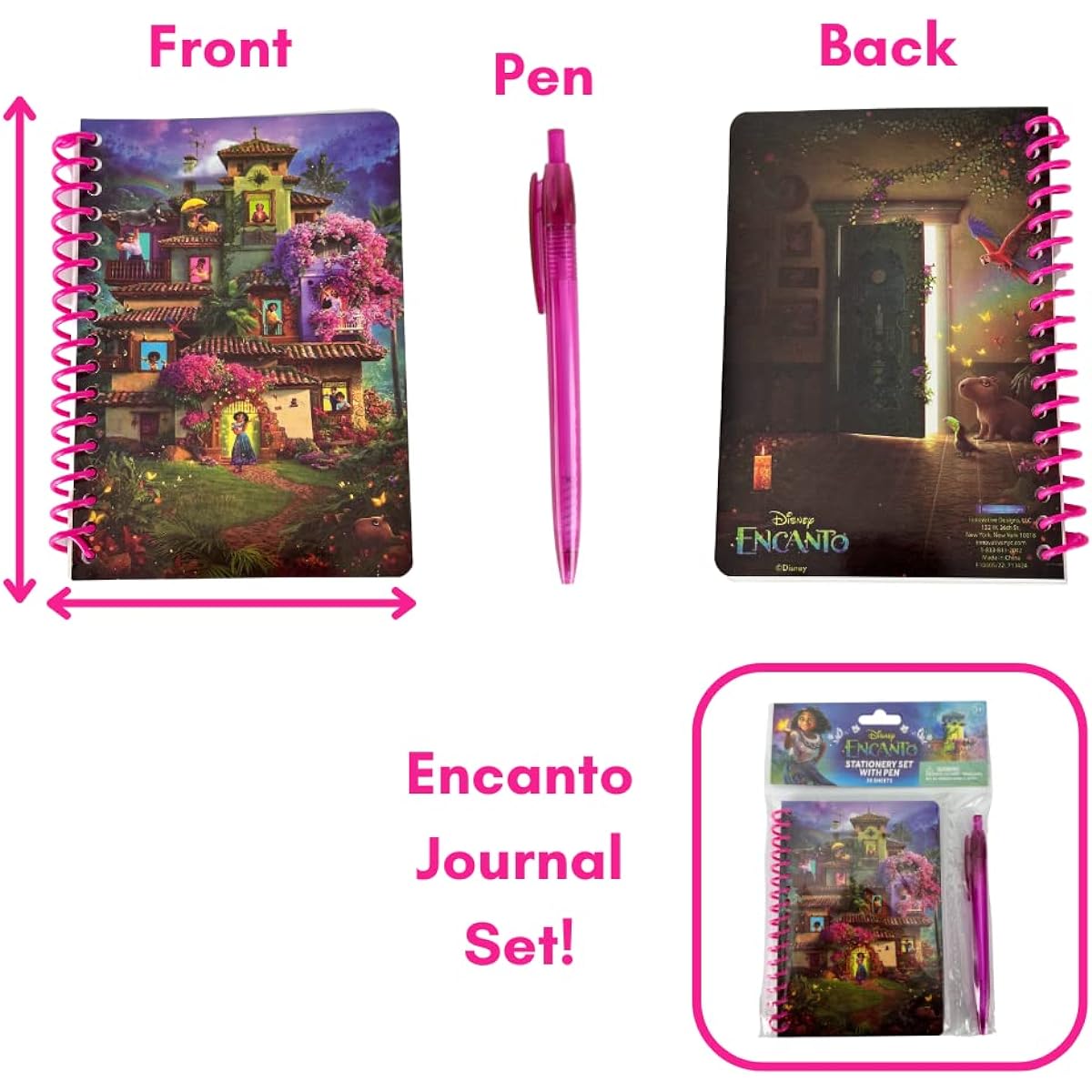 RALME Mini Backpack for Kids & Toddlers with Journal Notebook and Pen