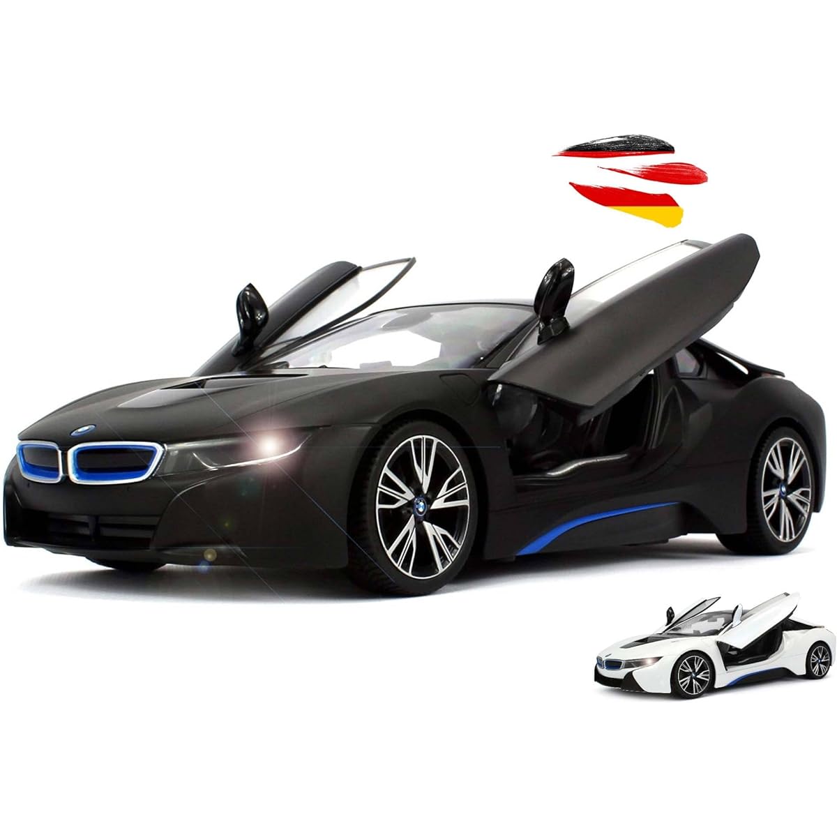 Rastar BMW i8 Officially Licensed Open Door RC Vehicle Scale 1:14 (White)