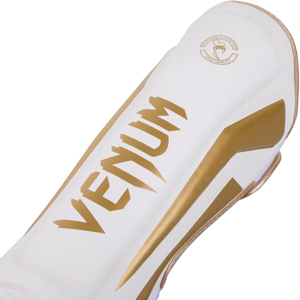 VENUM Stand Up Shin Guard Elite - Elite (White/Gold)