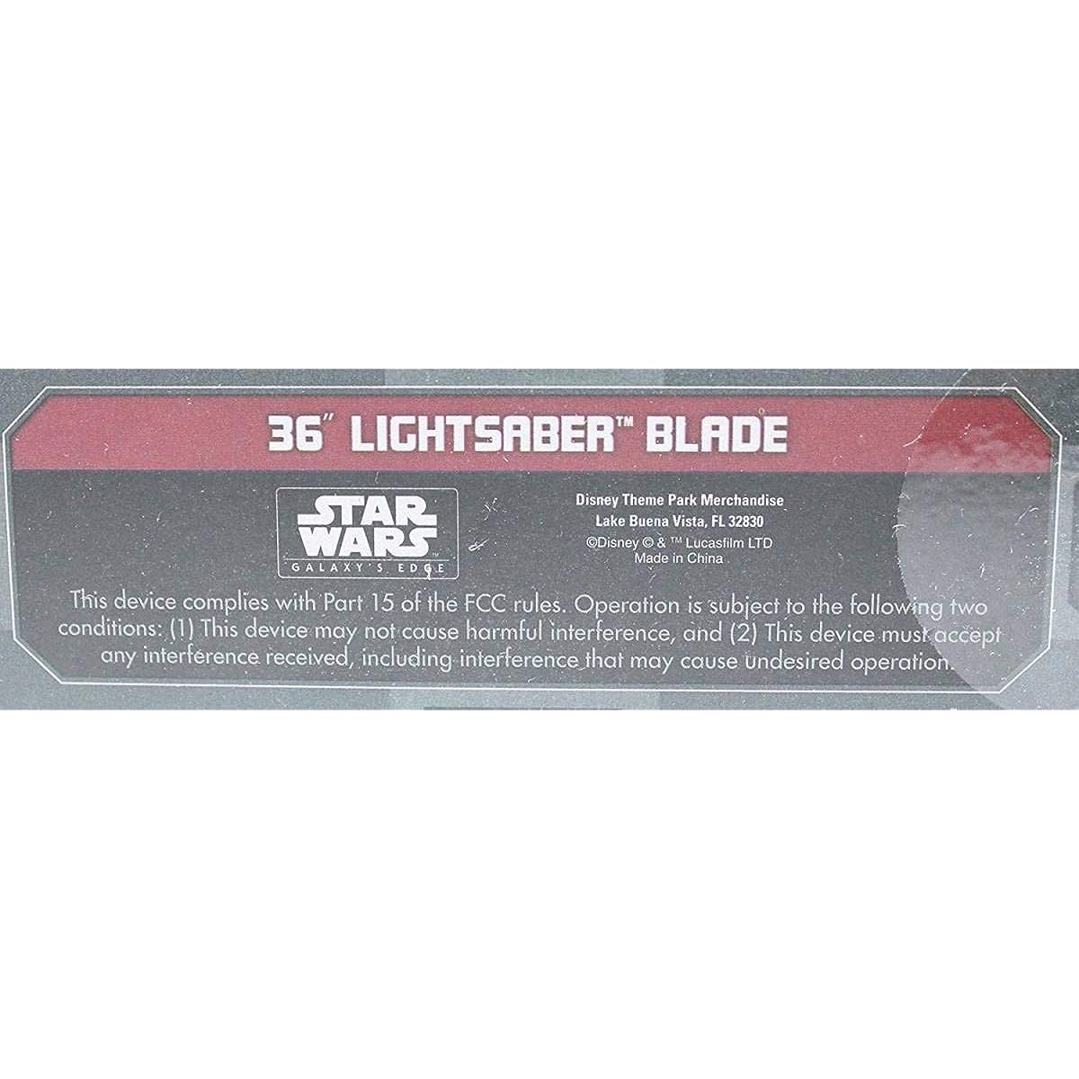 Galaxy Edge exclusive FX Lightsaber Star Wars Blade 36 inch