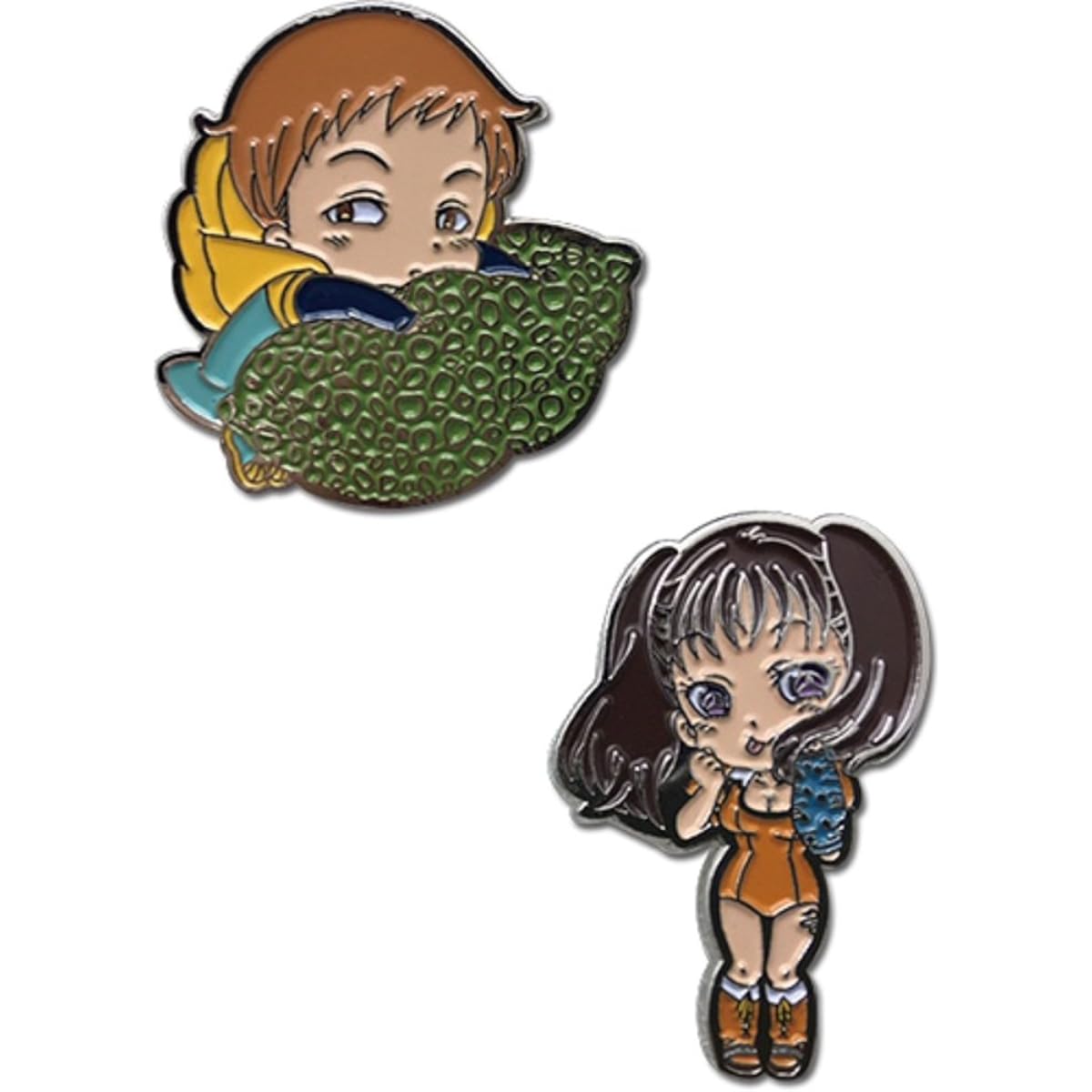 Great Eastern Entertainment Seven Deadly Sins: King & Diane Group Metal Pin