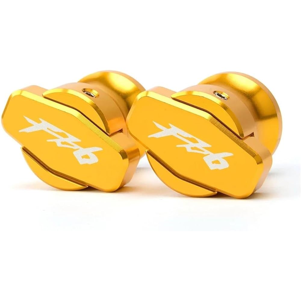 Bike Stand Swing Arm Slider 6mm Motorcycle CNC Aluminum Stand Screw Swing Arm Spool Slider For FZ6 FAZER FZ6R Fz6 2004-2015 2011 2012 2013 2014 (Color: Red)