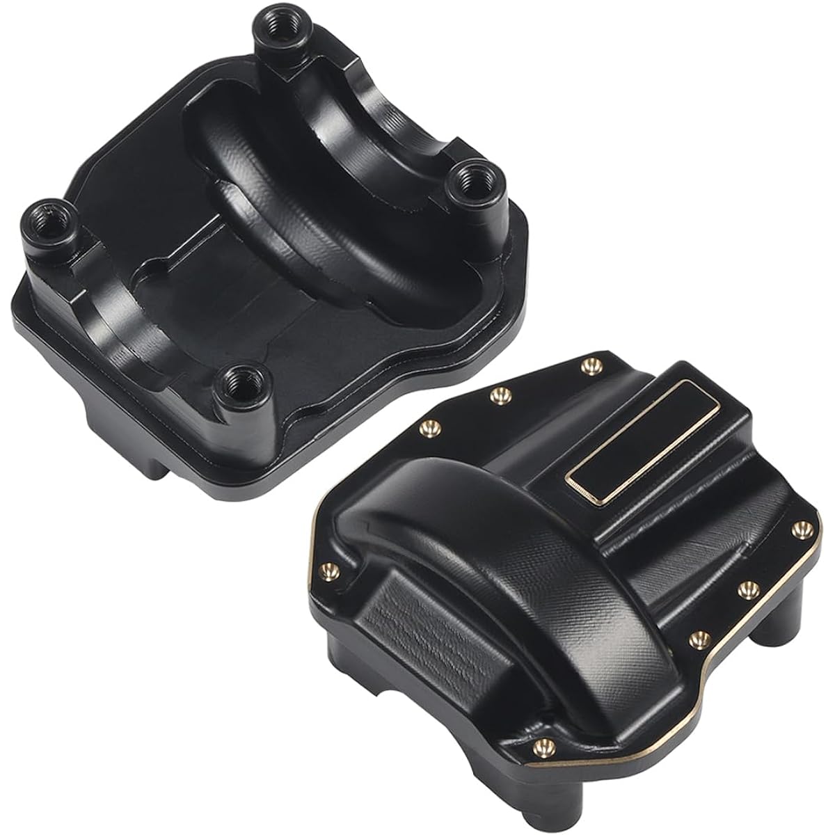 RCBOYZ SCX10 III Brass Axle Diff Cover Weight 74g Compatible with SCX10 3 Portal Axle 2pcs