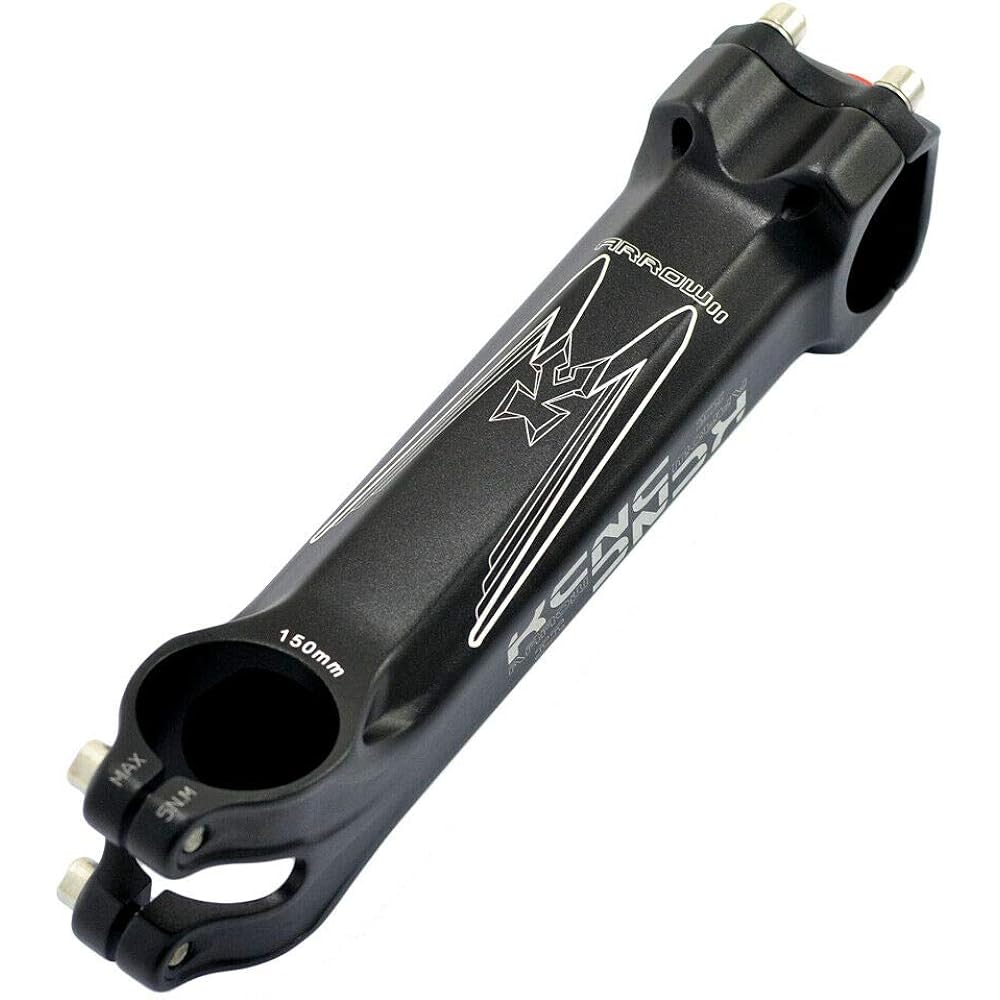 KCNC Arrow II Road MTB 29er E-Bike Bicycle ±17 Degree Stem 31.8x150mm, KST36-009BK, SK2110