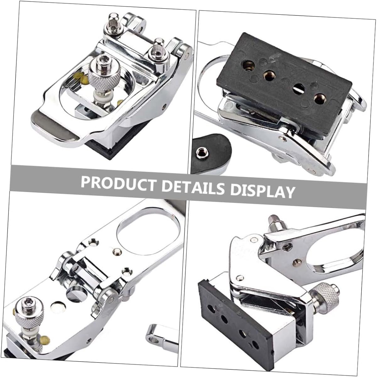 VICASKY 2Pcs Regulator Drum Adjuster Snare Drum Strainer Regulator Drum Regulator Stainless Steel Silver Throw Off End Wire