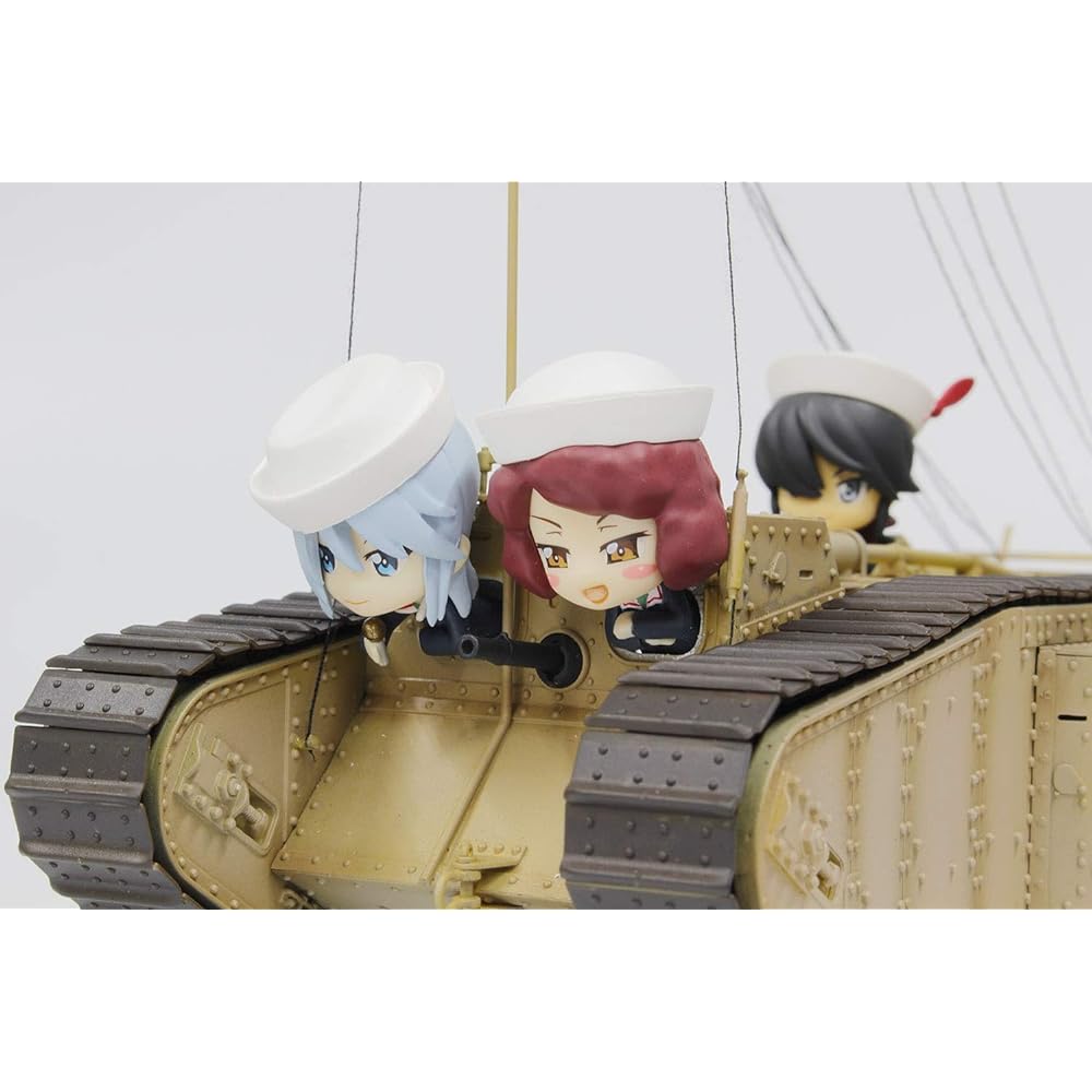 Platts Girls & Panzer Final Chapter Mk.IV Tank Oarai Girls' Academy Shark Team Petit Shark Team Special Edition 1/32 Scale Plastic Model GP-58