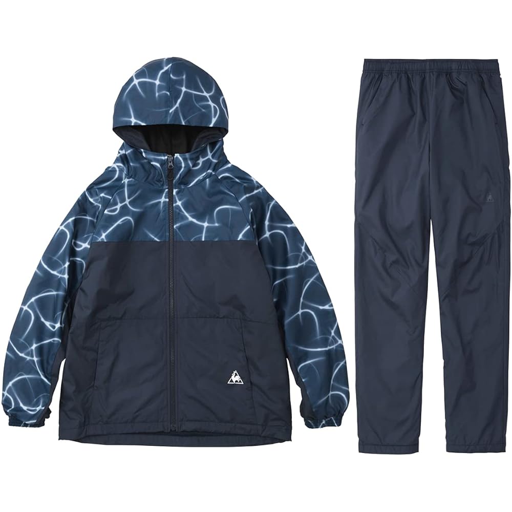[Le Coq Sportif] Women's Air Asamotion Hooded Windbreaker Jacket/Pants Top and Bottom Set QMWQJF22/QMWQJG22 Lining: Mesh + Thin Filling
