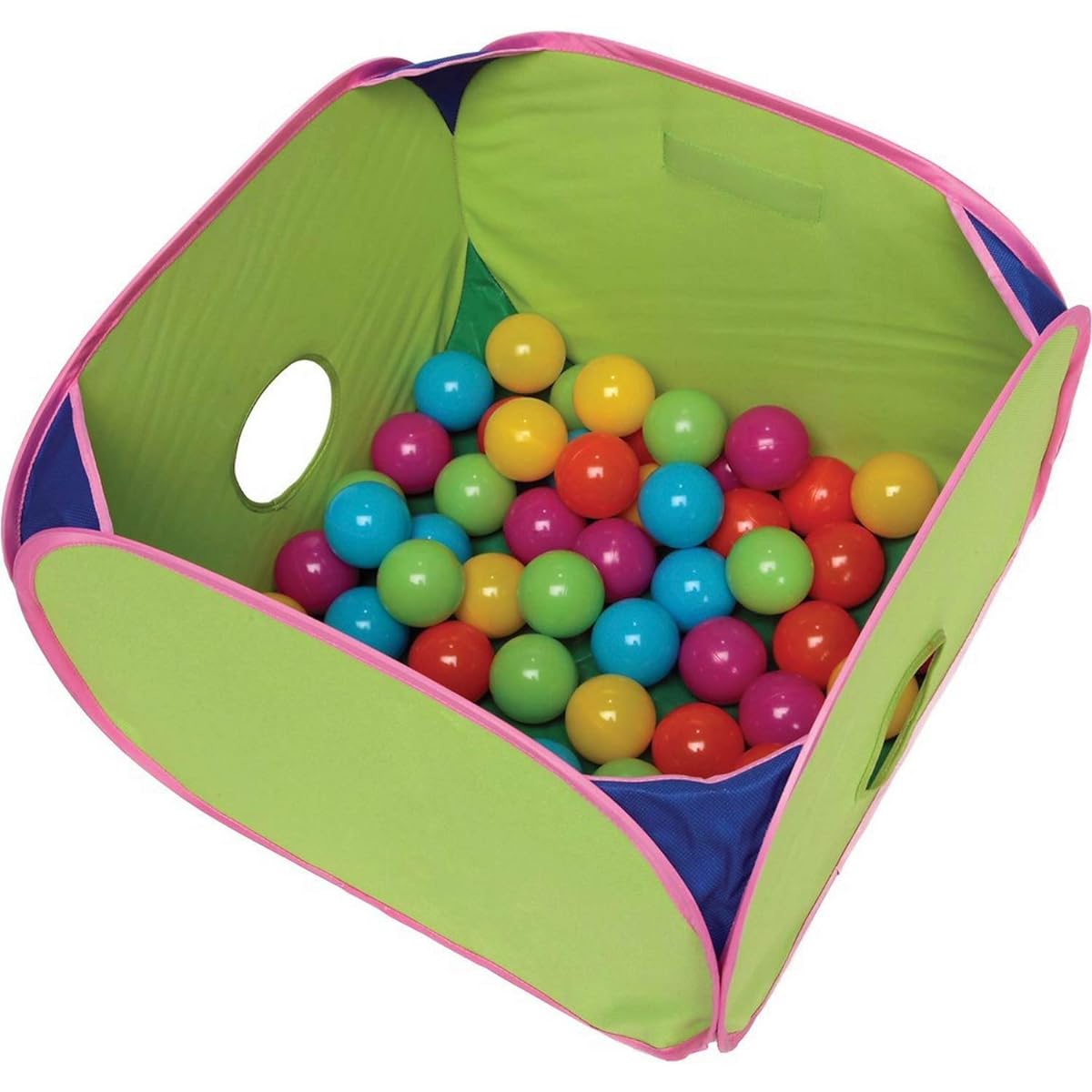 Marshall Pop'n Play Ball Pit Ferret Toy | Set of 1 Pit and 35 Balls - Pit 35x35x25cm, Balls 4cm diameter