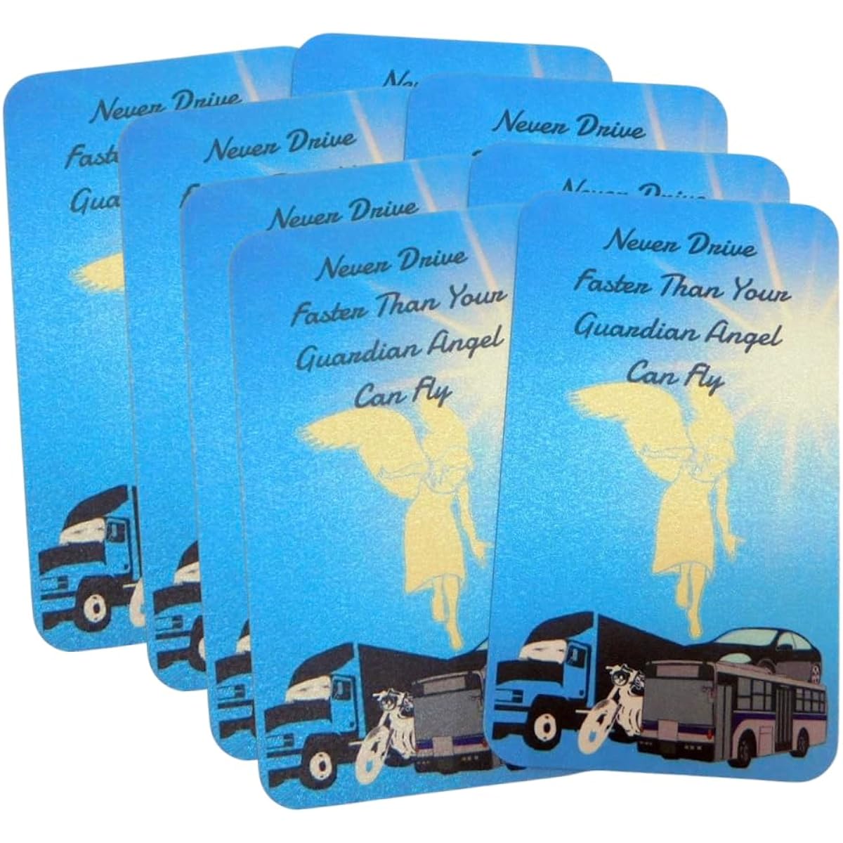 Westmon Works A Truckers Prayer Holy Cards Bulk Lot Truck Driver Double Sided Cards Made in the USA Set of 10