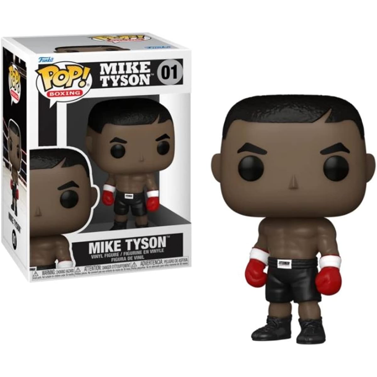 POP Boxing - Mike Tyson Funko Vinyl Figure (with Compatible Box Protector Case) Multicolor 3.75"