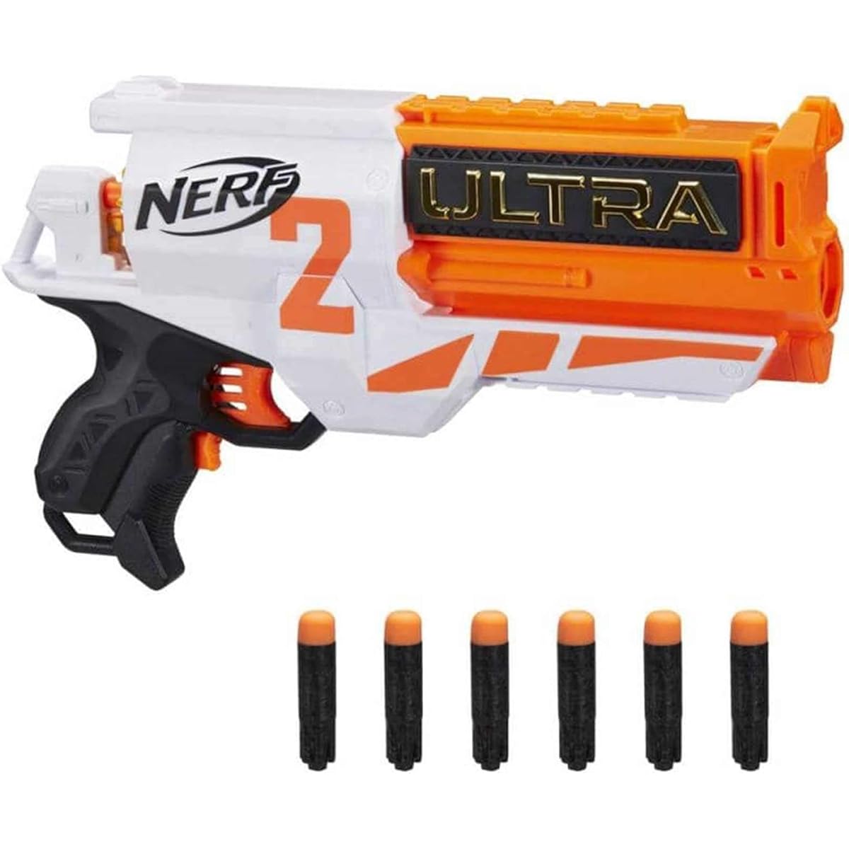 Nerf Ultra Two Motorized Blaster - Fastback Reloading - Includes 6 Nerf Ultra Darts - Compatible with Nerf Ultra Darts Only 3.1 x 14.0 x 9.1 inches (7.8 x 36.80 x 24.10 cm) E79214R0