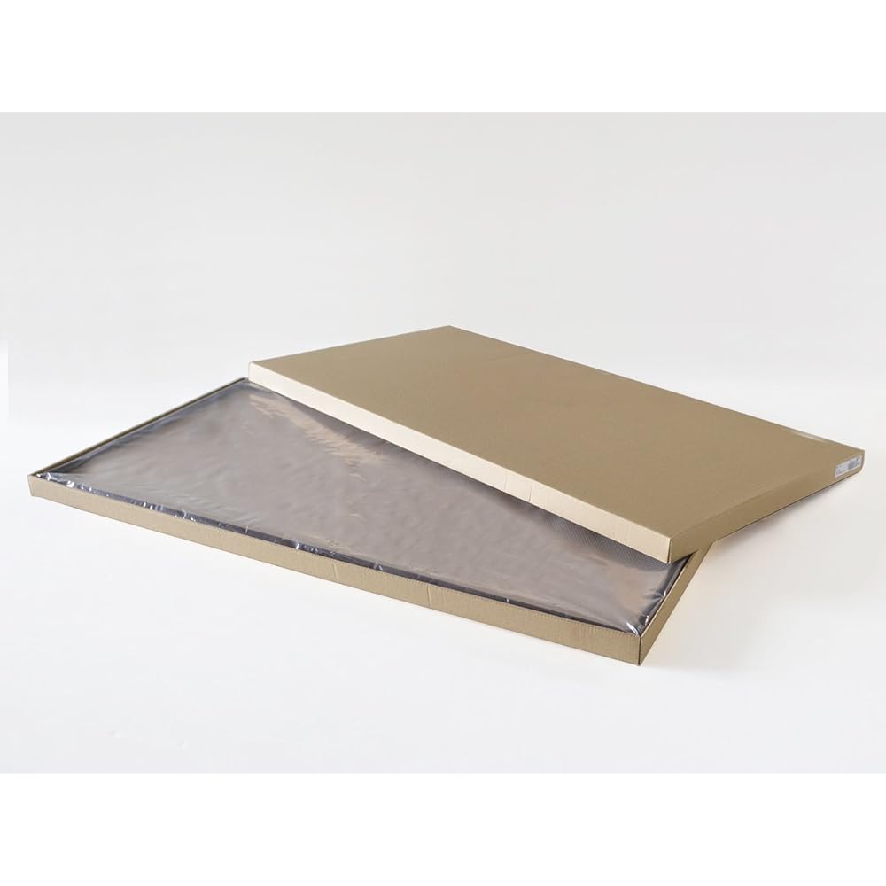 Daisen Picture Frame Japanese Frame Asahi Corner Maru 450×900mm Brown F261A9880