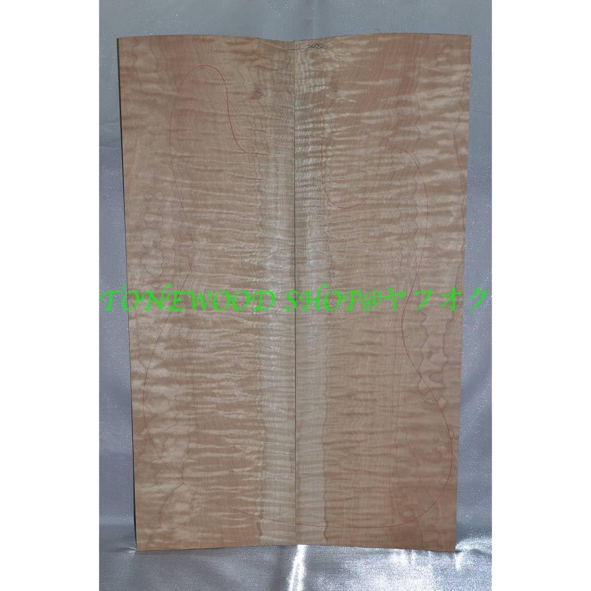 Quilted maple Bookmatch Decoration Guitar Guitar Making Homemade Craft Top quality Maple No.403