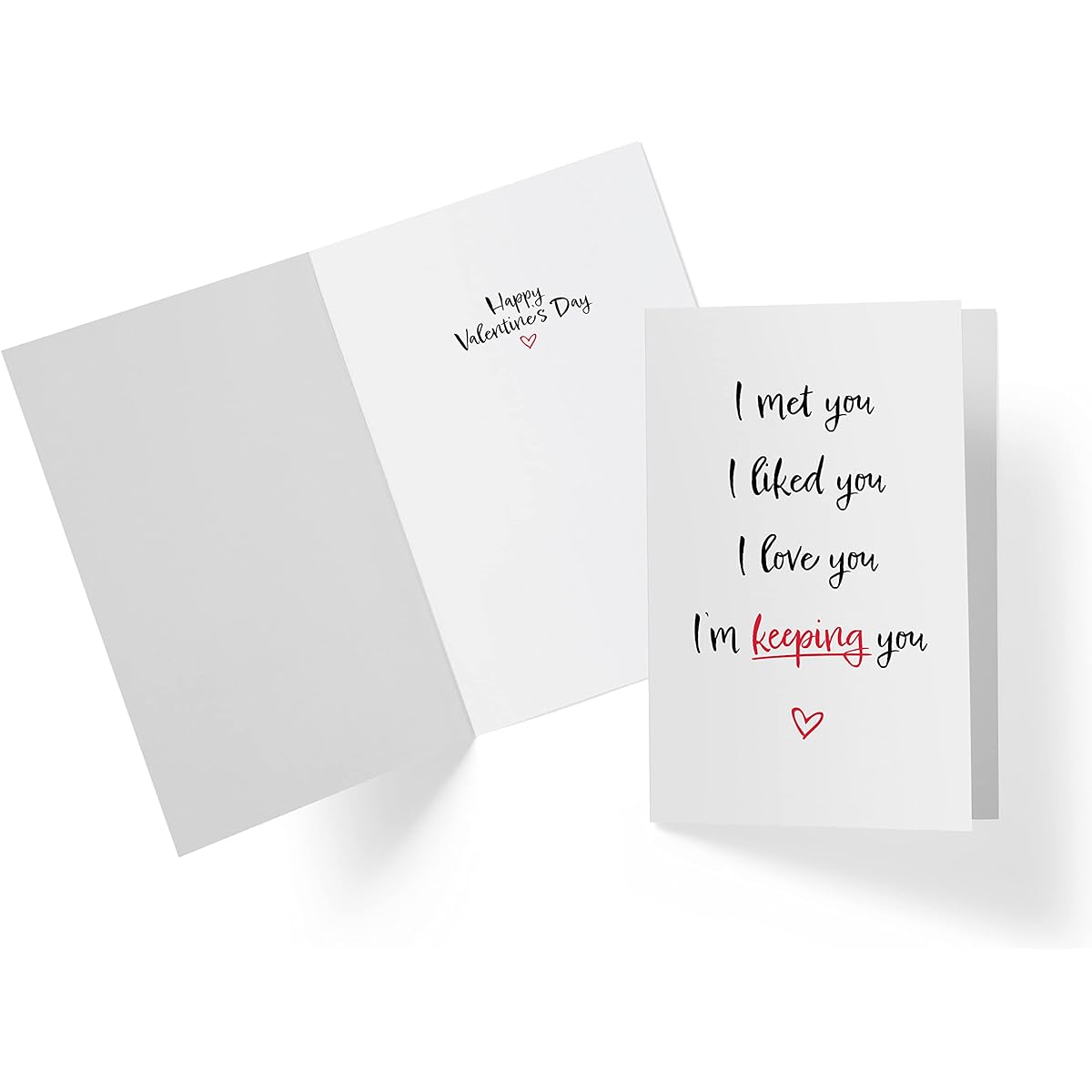 Valentine's Day Cards Valentine's Day Cards for Men and Women Valentine's Day Cards for Him or Her Big Romantic Cards for Husband Valentine's Cards for Wife - Valentine's Cards for Girlfriend or Boyfriend Karto Keep You