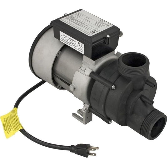 Balboa Vico Pump, Bath, Vico Awesome, 1.5HP, 115V, W/Air Switch & Cord #1074002 Black