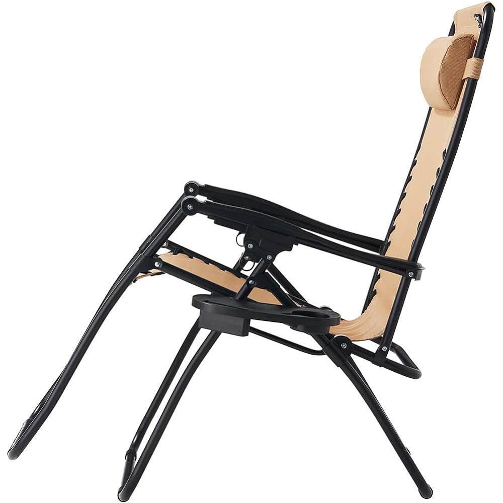 LOGOS neos Family Smooth Recliner (Side Tray Plus) 73173150 Outdoor Folding Camping Chair Load Capacity 150kg