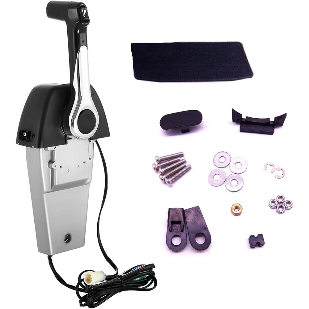 704 704-48205 Binnacle Single Engine Outboard Throttle Remote Control Box for Yamaha Outboard Engine 704-48205-P1-00