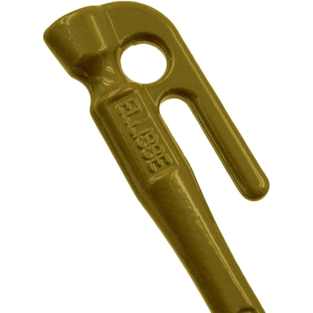 ELLISSE Forged Peg Elisse Stake 28cm Set of 8 Powder Baked Paint MADE IN JAPAN (Olive)