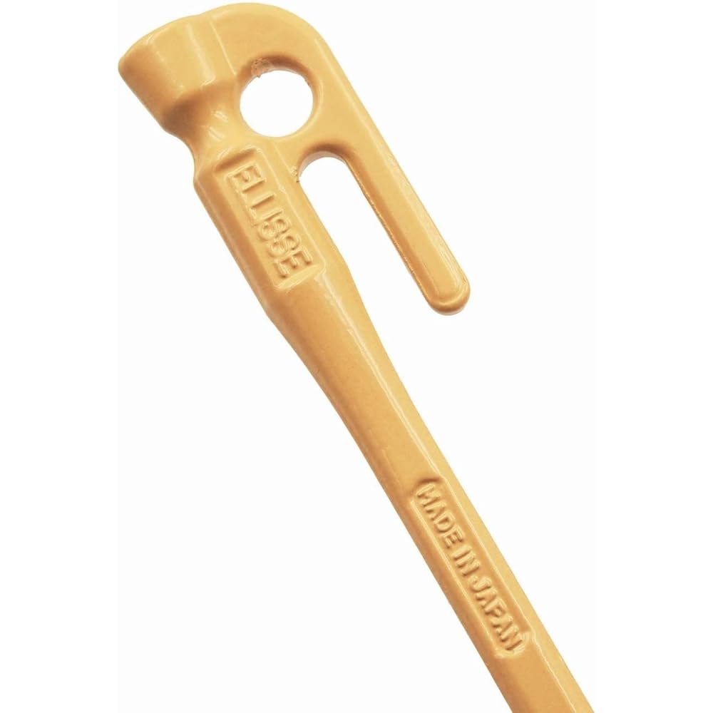 ELLISSE Forged Peg Elisse Stake 28cm Set of 8 Powder Baked Paint MADE IN JAPAN (Beige)