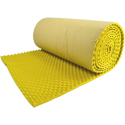 1 Square Meter Soundproofing Cotton Classroom Office Sound Absorbing Cotton Indoor Moisture Proof Soundproofing Foam (Black) (Yellow)