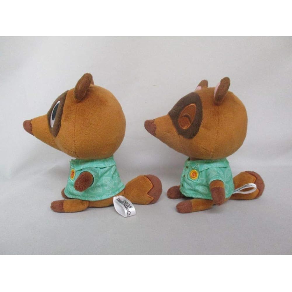 Sanei Boeki Animal Crossing: New Horizons Mamekichi & Tsubukichi (S) Plush Toy & Animal Crossing: New Horizons Tanukichi (S) Plush Toy [Set Purchase]