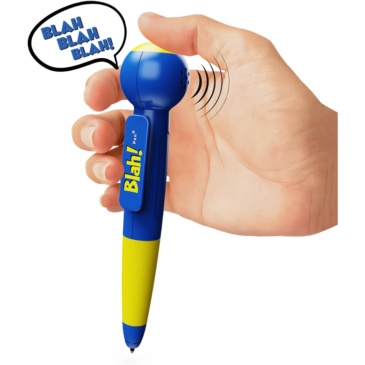 Talkie Toys Products Blah! Pen - Talking Pen with 12 Hilarious Blah Sayings - Funny Gift for Calling Out Political Blah Blah Blah