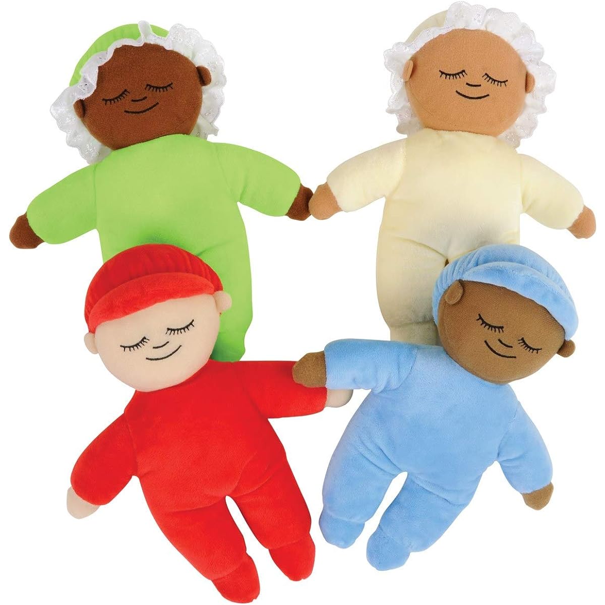 Kaplan Early Learning Sweet Kaplan Cuddle Dolls - Set of 4