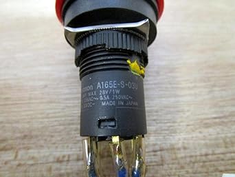 omron emergency stop push button switch (φ16) (A165E-S-03U)