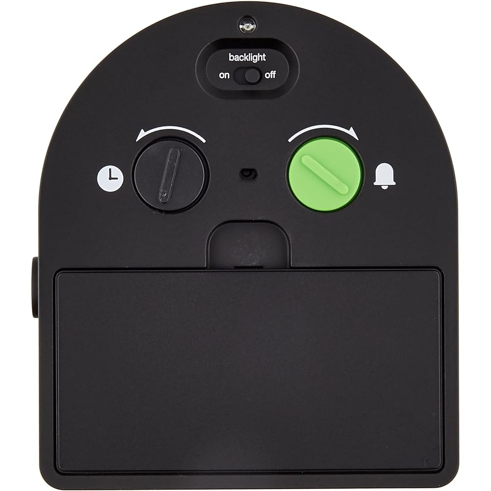 BRAUN/Brown Analog Alarm Clock BLACK [Black] BC22B